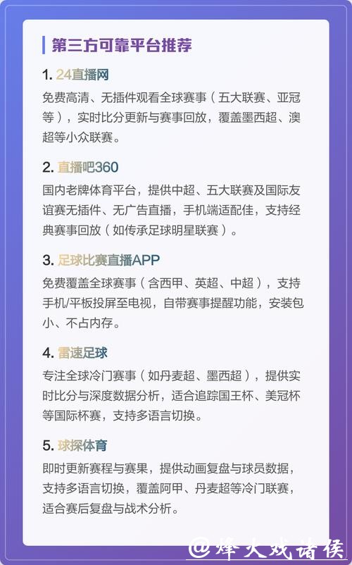 世界杯直播画质对比，各平台优缺点分析
